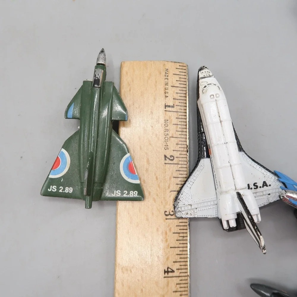 Vintage 1990s Mixed lot Tootsie Toy Diecast Jet Airplane Fighter Lot of 11